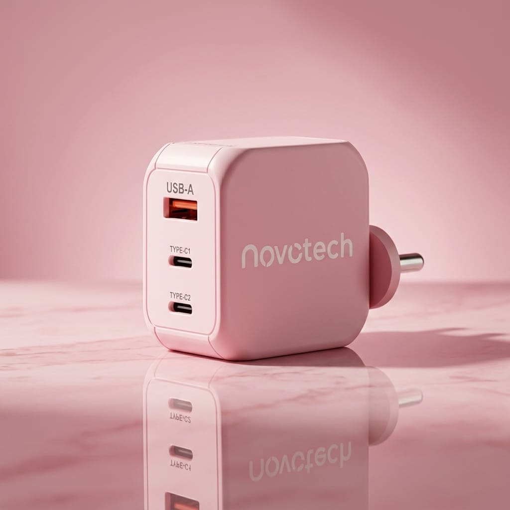 65W GAN III CHARGER - BBG pink
