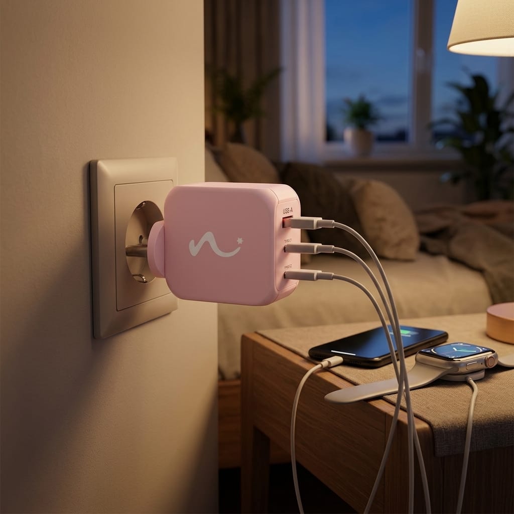 65W GAN III CHARGER - BBG pink